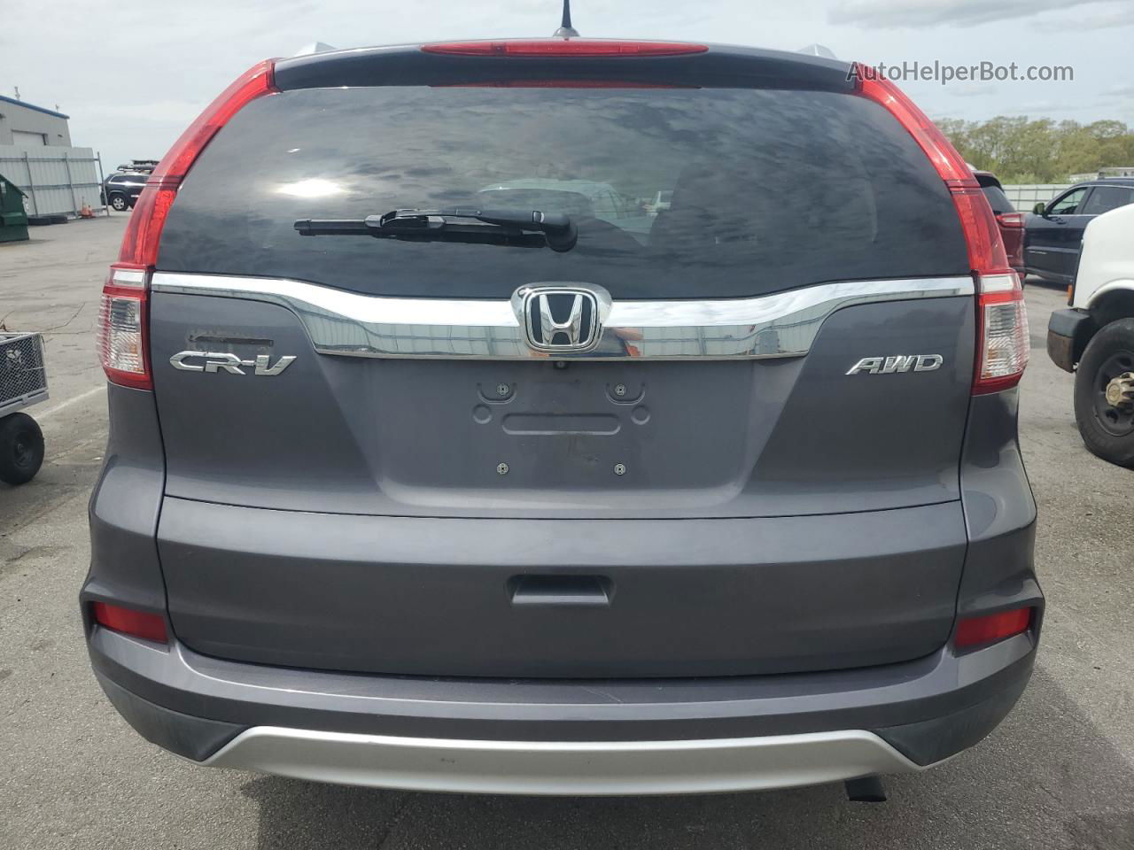 2016 Honda Cr-v Exl Серый vin: 5J6RM4H71GL035802