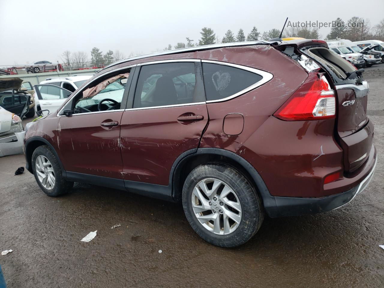 2016 Honda Cr-v Exl Brown vin: 5J6RM4H71GL083171