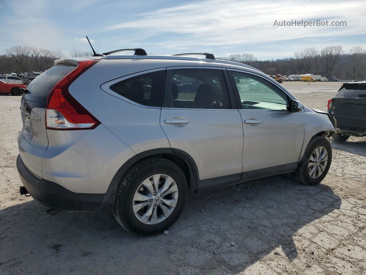 2012 Honda Cr-v Exl Silver vin: 5J6RM4H72CL016024