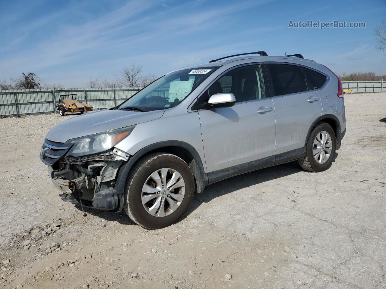 2012 Honda Cr-v Exl Silver vin: 5J6RM4H72CL016024