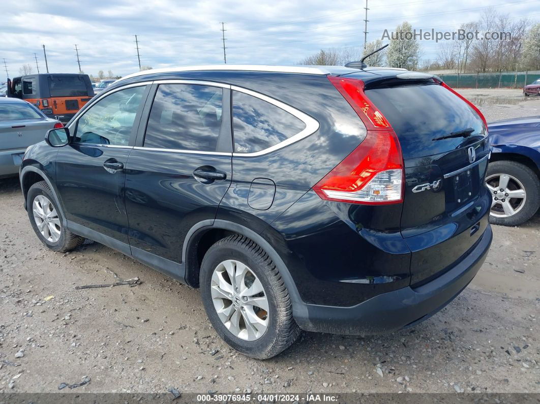 2012 Honda Cr-v Ex-l Black vin: 5J6RM4H72CL024821