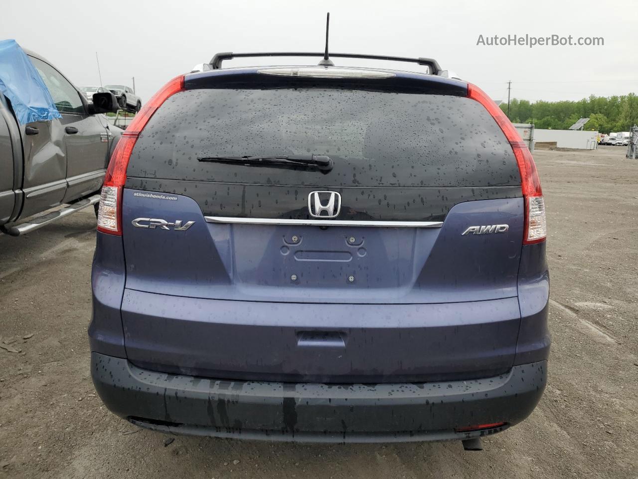 2012 Honda Cr-v Exl Синий vin: 5J6RM4H72CL056829