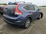 2012 Honda Cr-v Exl Синий vin: 5J6RM4H72CL056829