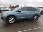 2013 Honda Cr-v Exl Blue vin: 5J6RM4H72DL078685