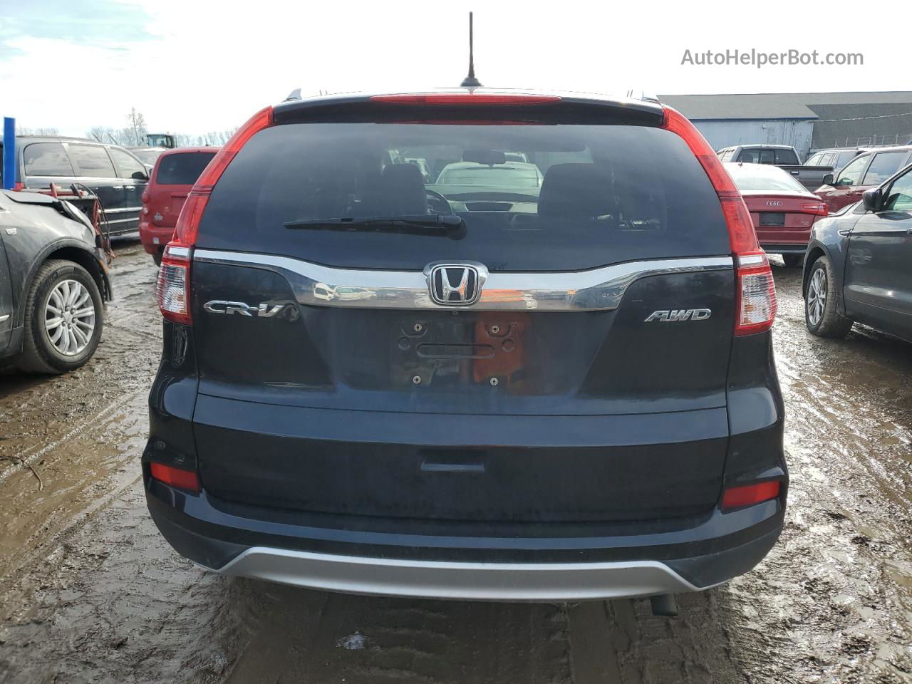 2016 Honda Cr-v Exl Серый vin: 5J6RM4H72GL005403