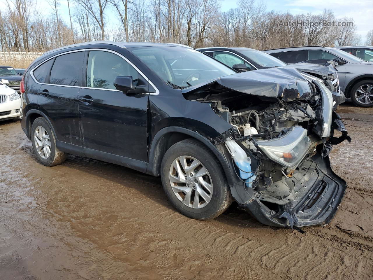 2016 Honda Cr-v Exl Серый vin: 5J6RM4H72GL005403