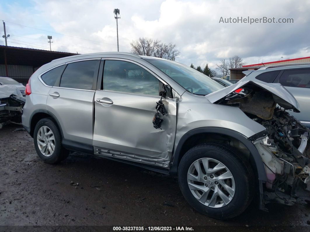 2016 Honda Cr-v Ex-l Silver vin: 5J6RM4H72GL066234