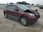 2012 Honda Cr-v Exl Бордовый vin: 5J6RM4H73CL004867