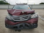 2012 Honda Cr-v Exl Burgundy vin: 5J6RM4H73CL004867