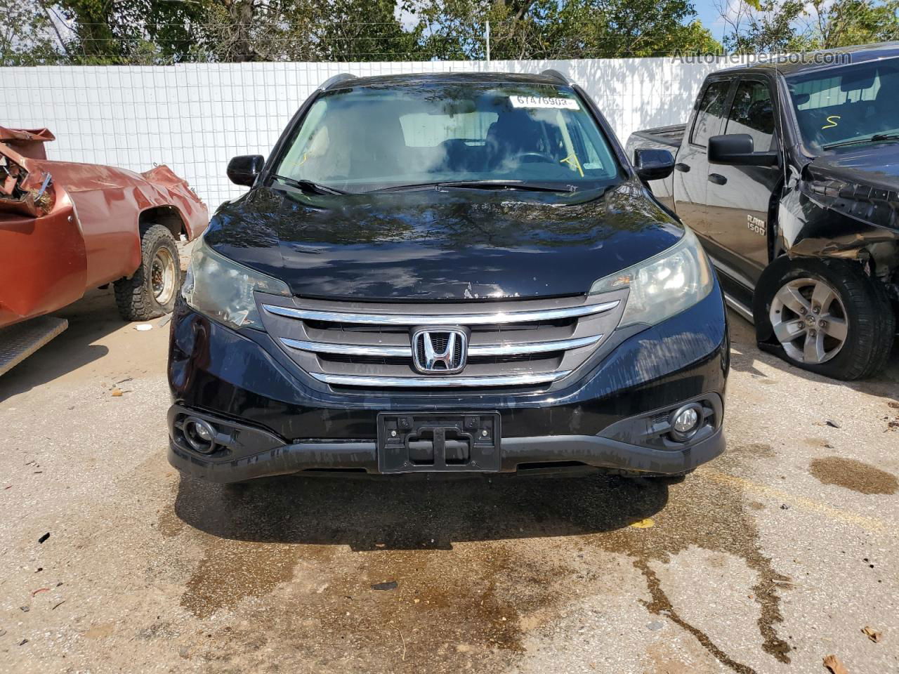 2012 Honda Cr-v Exl Black vin: 5J6RM4H73CL014699