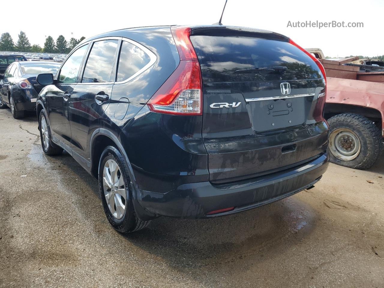 2012 Honda Cr-v Exl Black vin: 5J6RM4H73CL014699