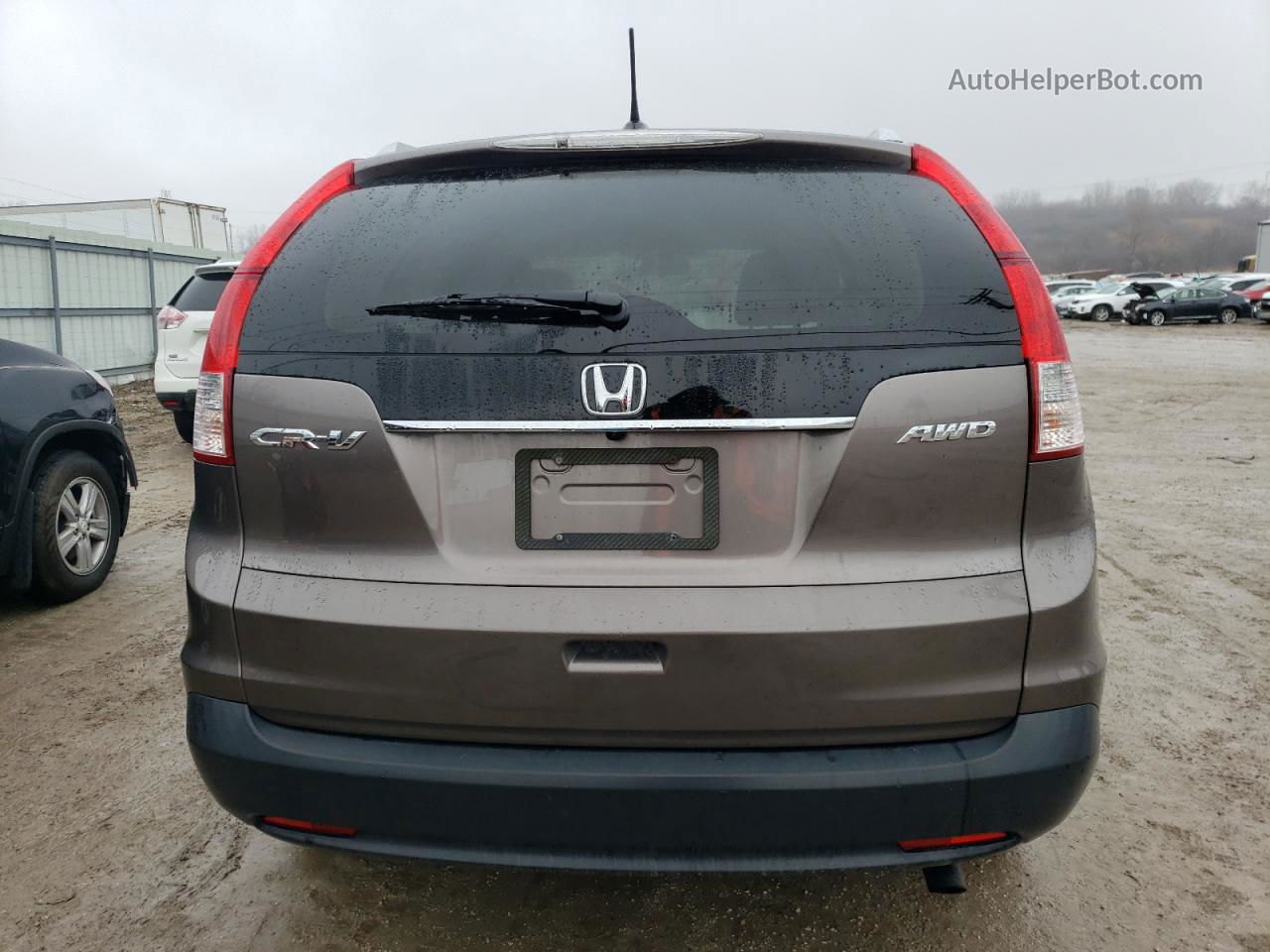 2012 Honda Cr-v Exl Brown vin: 5J6RM4H73CL050800