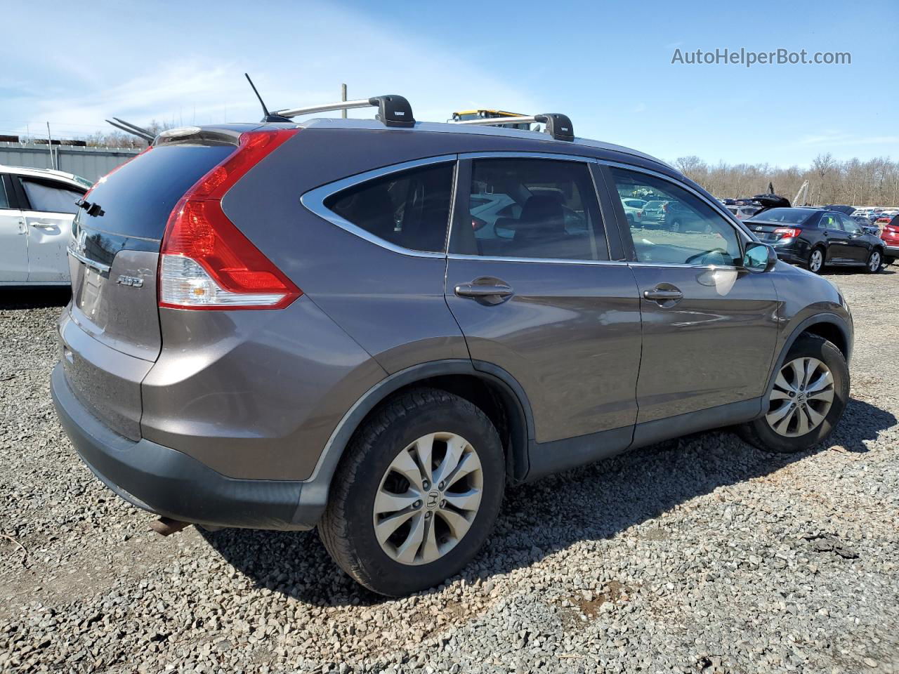 2012 Honda Cr-v Exl Gray vin: 5J6RM4H73CL059738