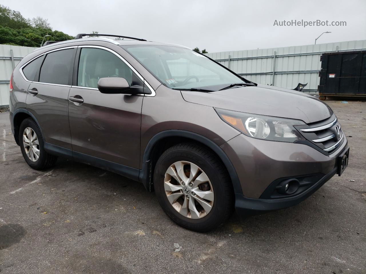 2012 Honda Cr-v Exl Желто-коричневый vin: 5J6RM4H73CL061845