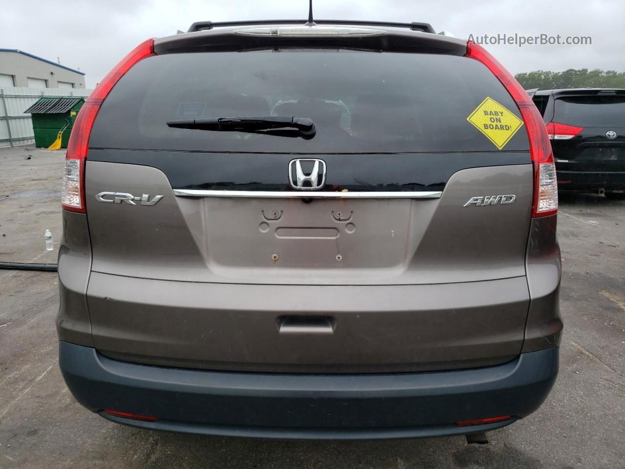 2012 Honda Cr-v Exl Желто-коричневый vin: 5J6RM4H73CL061845