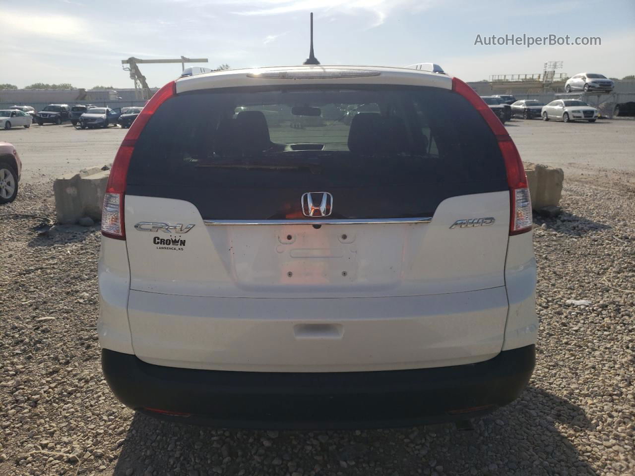 2012 Honda Cr-v Exl Белый vin: 5J6RM4H73CL077740