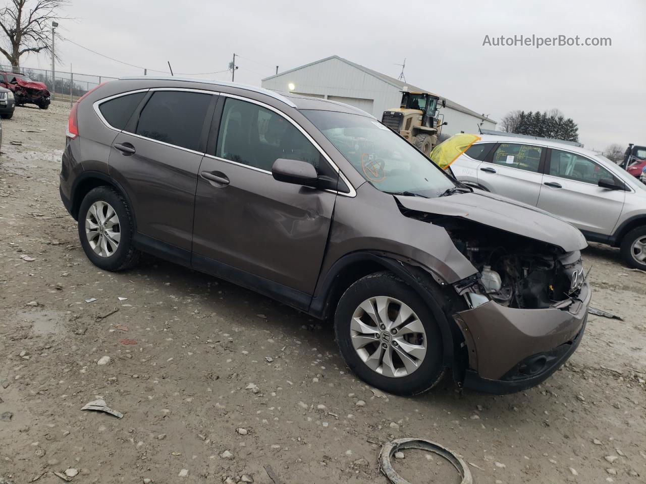 2012 Honda Cr-v Exl Gray vin: 5J6RM4H73CL080038