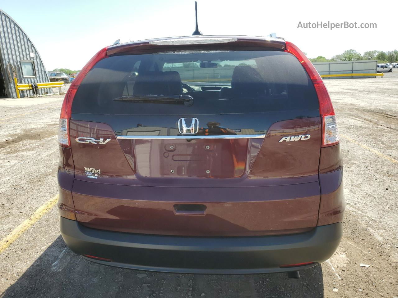 2013 Honda Cr-v Exl Maroon vin: 5J6RM4H73DL015644