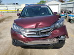 2013 Honda Cr-v Exl Maroon vin: 5J6RM4H73DL015644