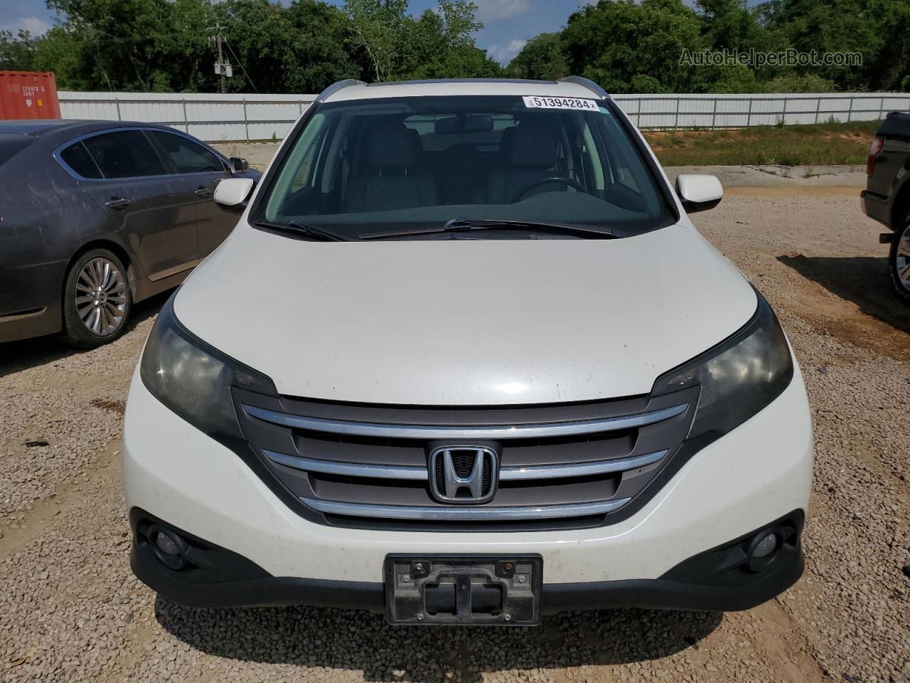 2013 Honda Cr-v Exl White vin: 5J6RM4H73DL032735