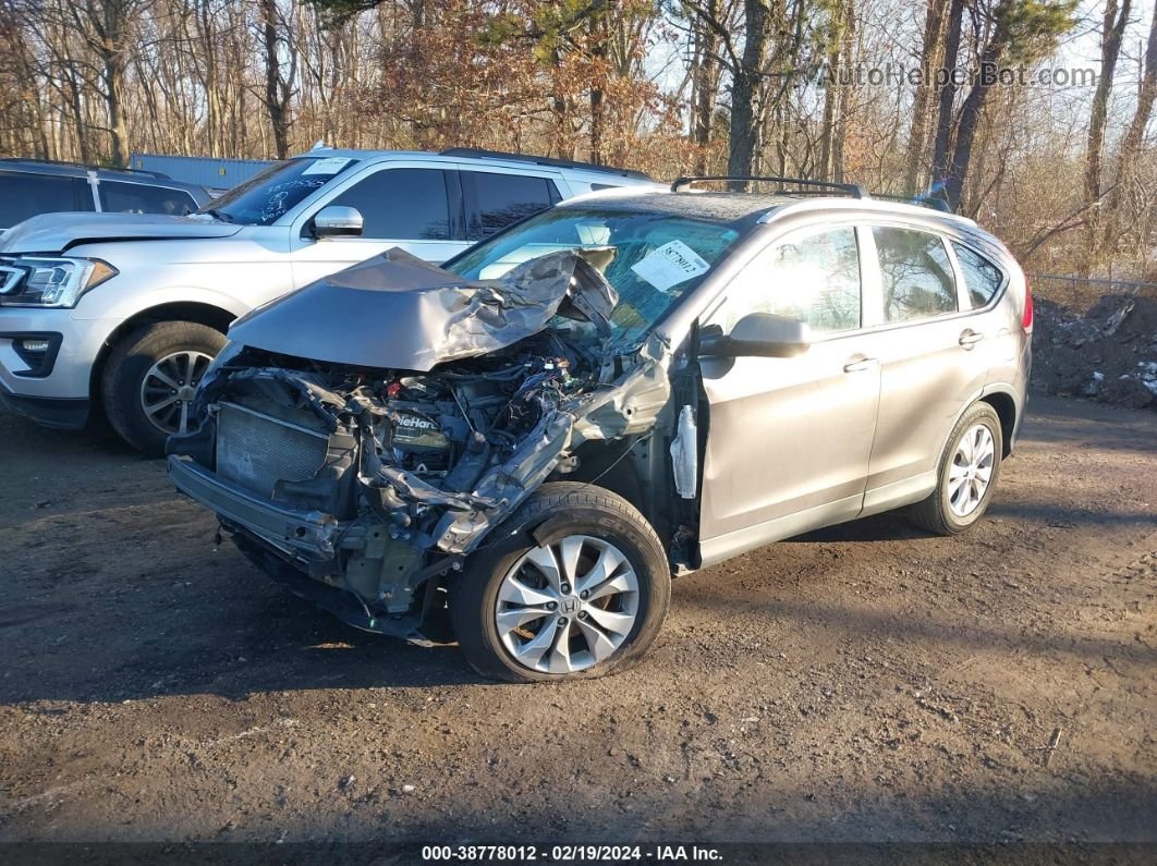 2013 Honda Cr-v Ex-l Gray vin: 5J6RM4H73DL060793