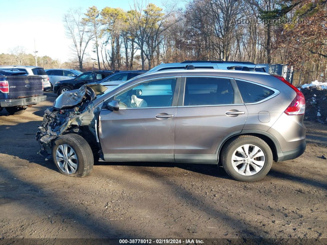 2013 Honda Cr-v Ex-l Серый vin: 5J6RM4H73DL060793