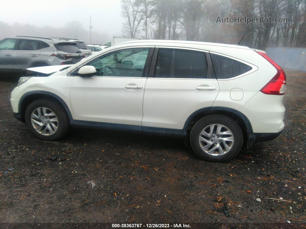 2016 Honda Cr-v Ex-l White vin: 5J6RM4H73GL114324