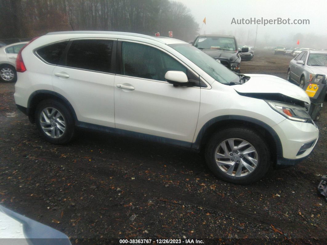 2016 Honda Cr-v Ex-l White vin: 5J6RM4H73GL114324