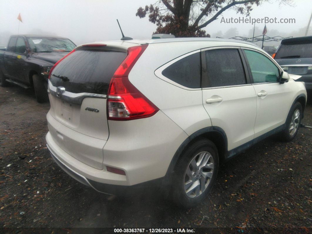 2016 Honda Cr-v Ex-l White vin: 5J6RM4H73GL114324