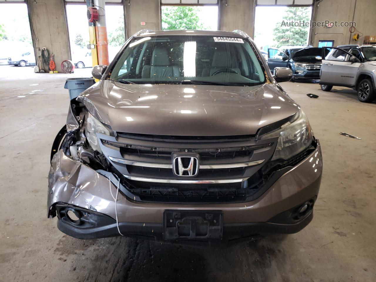 2012 Honda Cr-v Exl Brown vin: 5J6RM4H74CL006126