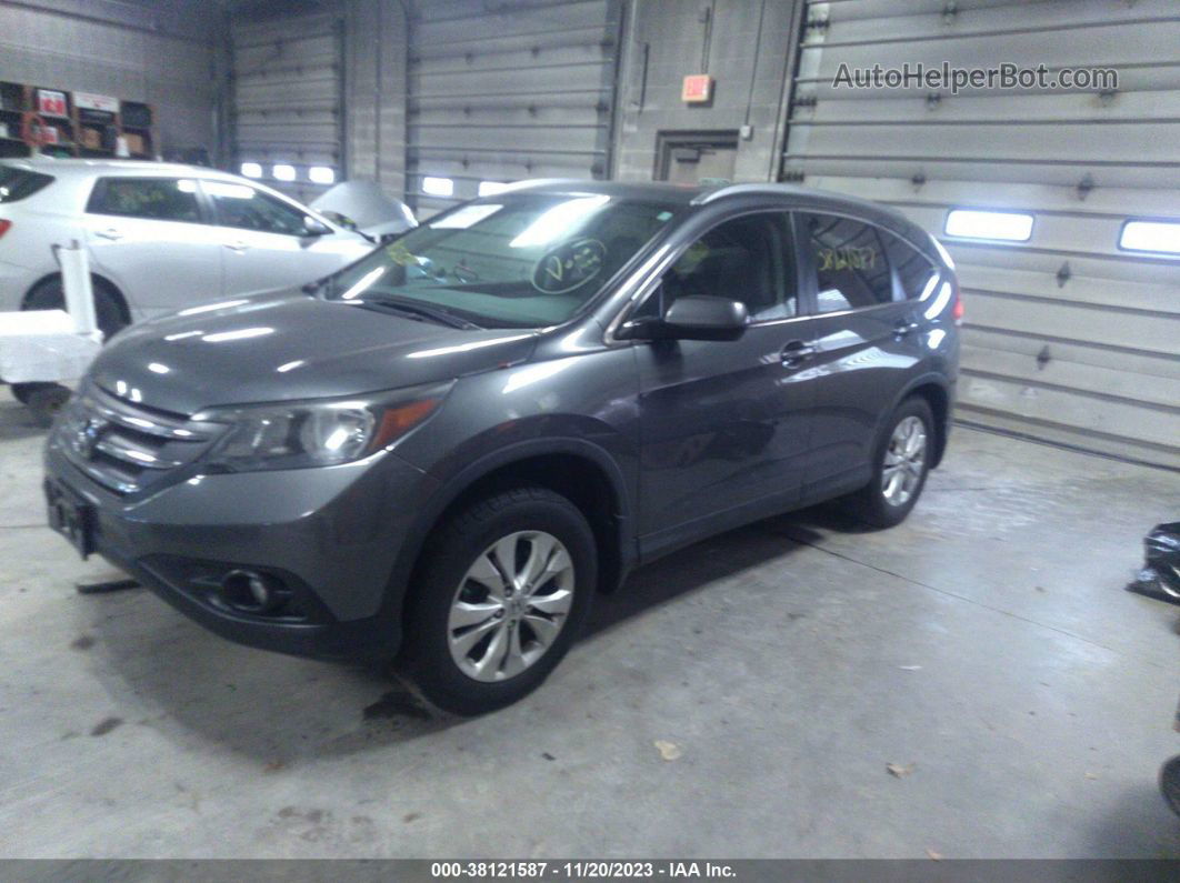 2012 Honda Cr-v Ex-l Gray vin: 5J6RM4H74CL009642