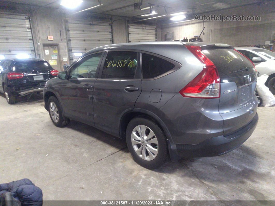 2012 Honda Cr-v Ex-l Gray vin: 5J6RM4H74CL009642