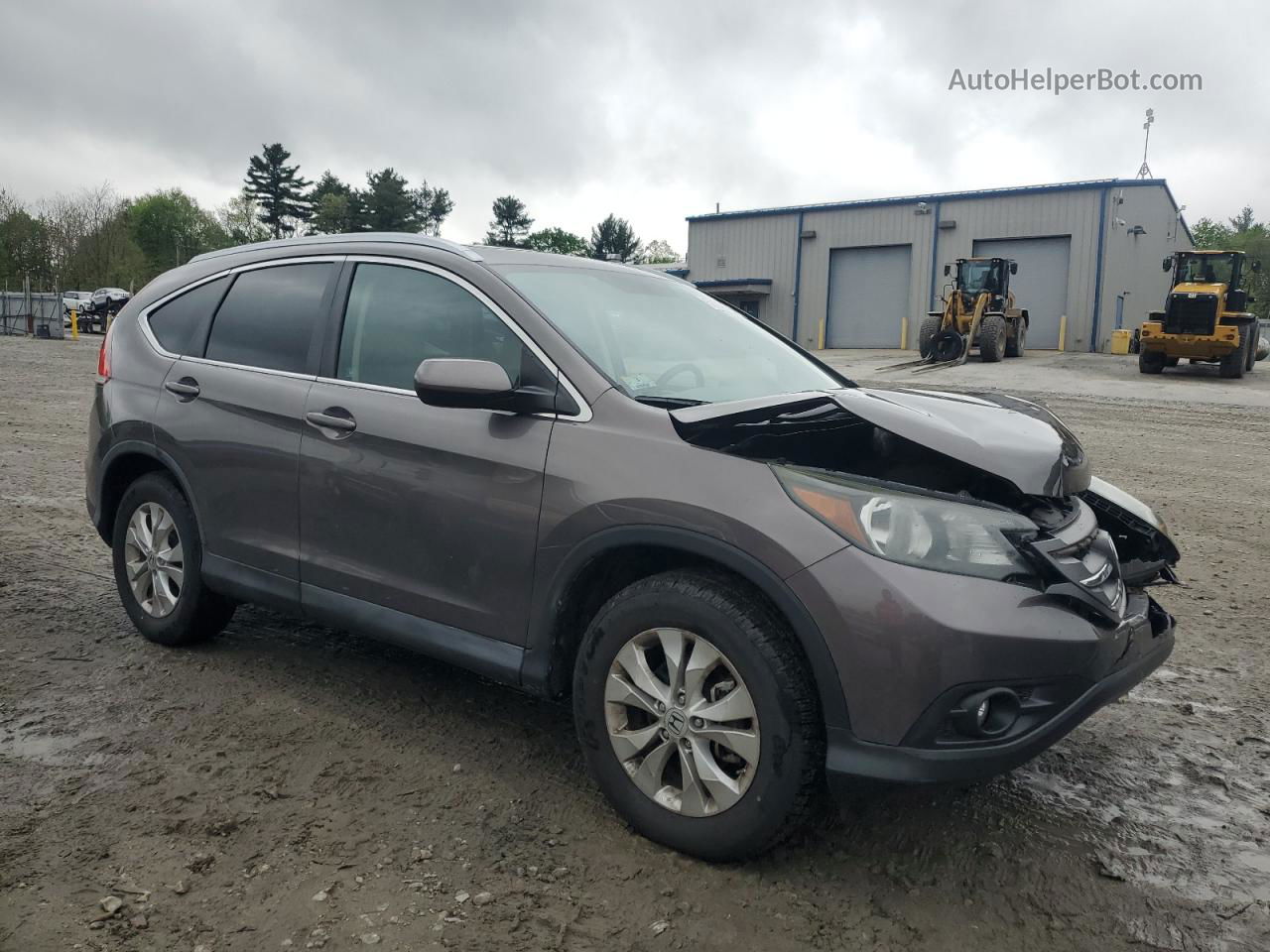 2012 Honda Cr-v Exl Коричневый vin: 5J6RM4H74CL011956