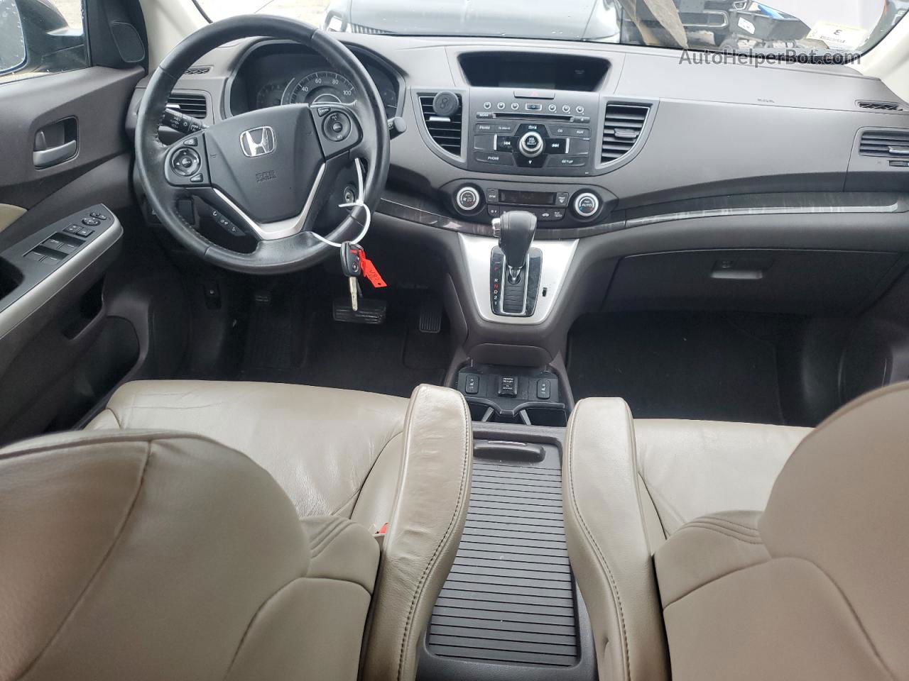 2012 Honda Cr-v Exl Коричневый vin: 5J6RM4H74CL011956