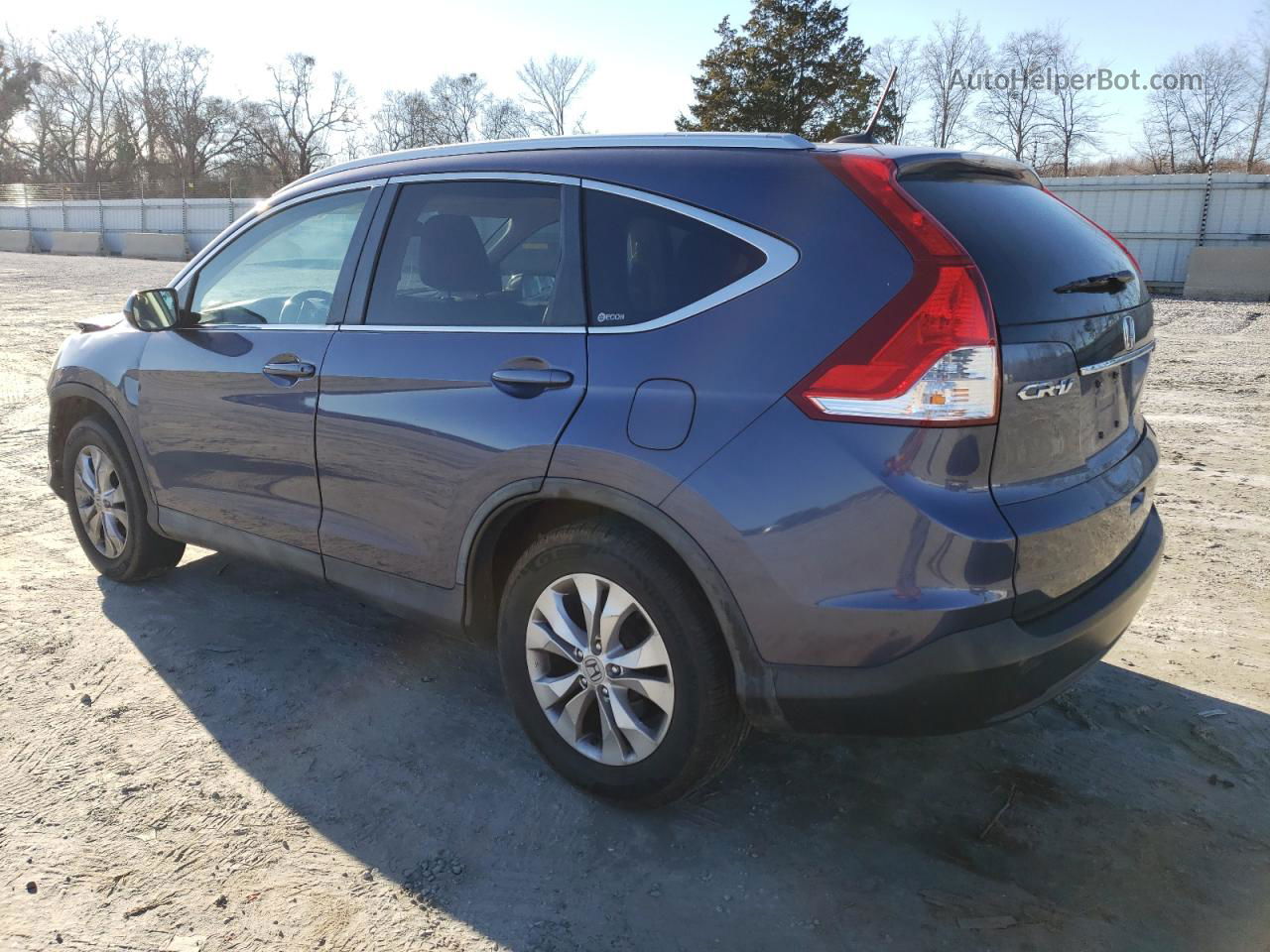 2012 Honda Cr-v Exl Синий vin: 5J6RM4H74CL012413