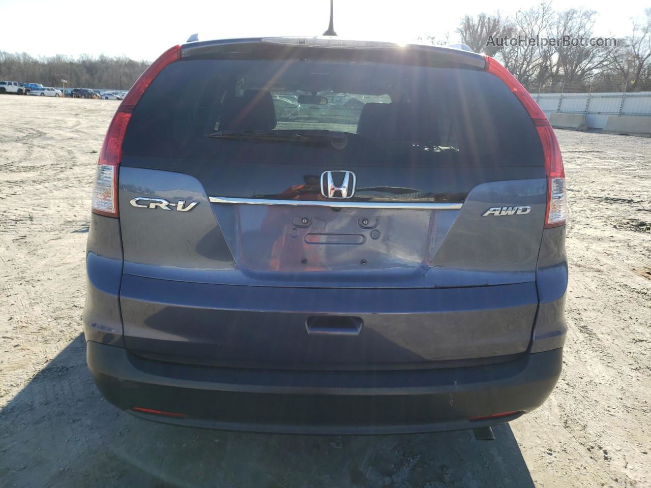 2012 Honda Cr-v Exl Синий vin: 5J6RM4H74CL012413