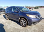 2012 Honda Cr-v Exl Синий vin: 5J6RM4H74CL012413