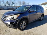 2012 Honda Cr-v Exl Синий vin: 5J6RM4H74CL012413