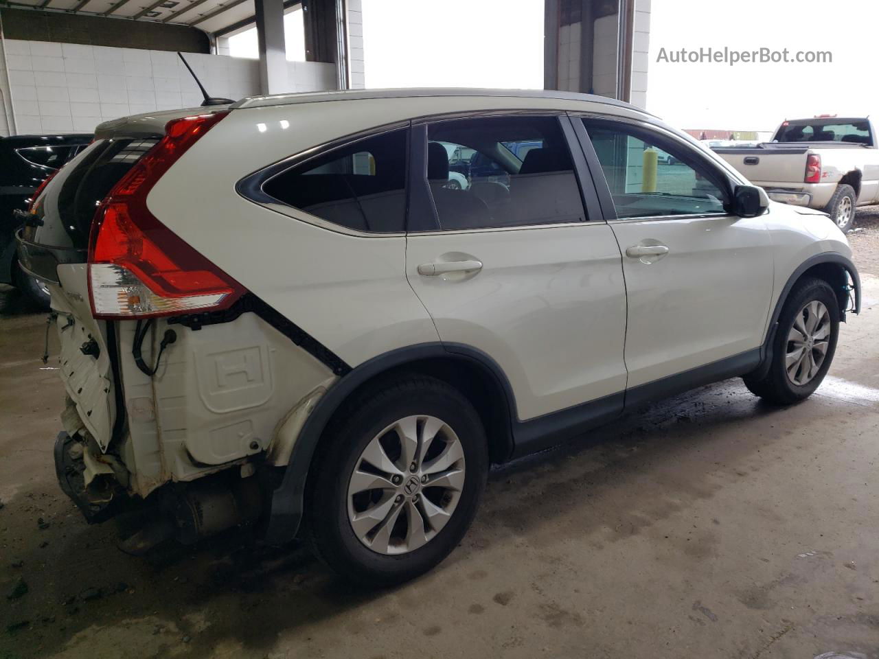 2012 Honda Cr-v Exl White vin: 5J6RM4H74CL048568