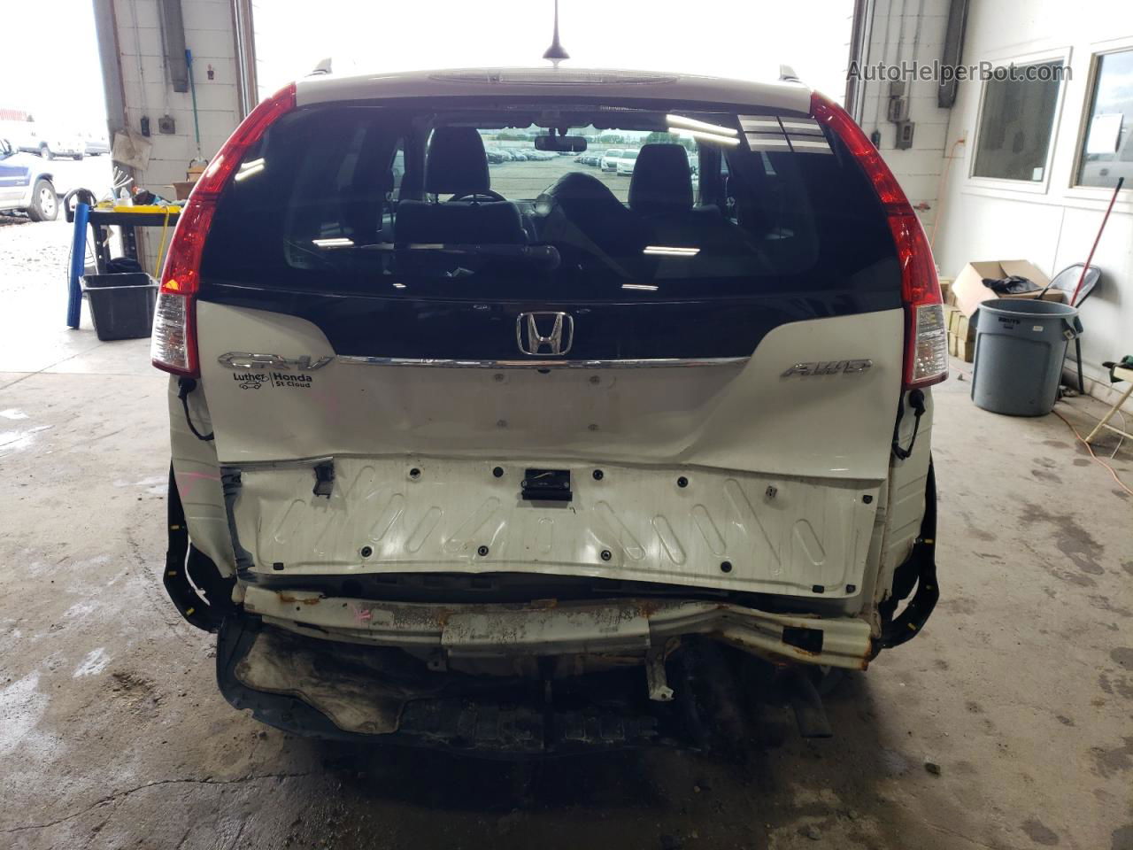 2012 Honda Cr-v Exl White vin: 5J6RM4H74CL048568