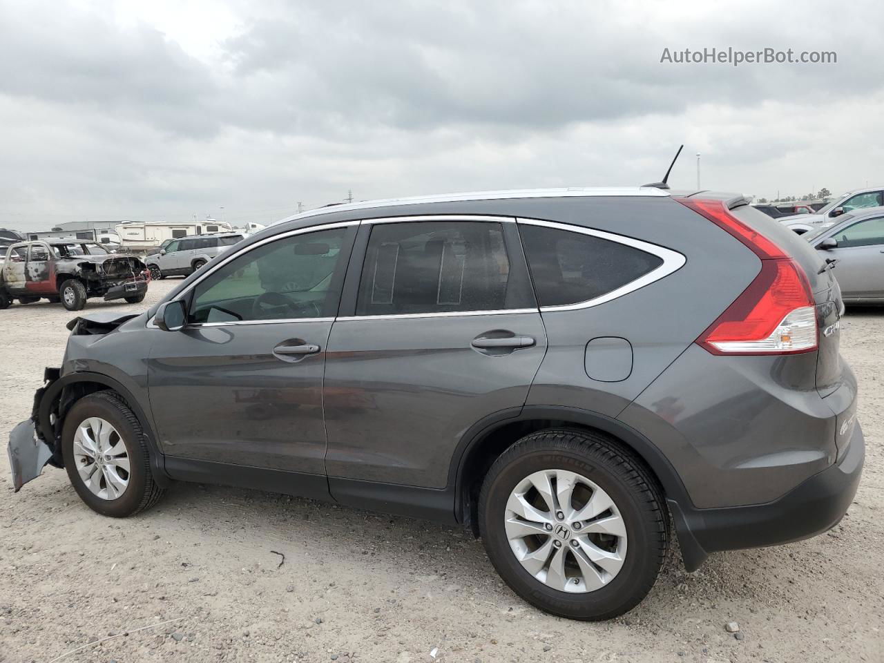 2012 Honda Cr-v Exl Gray vin: 5J6RM4H74CL071137