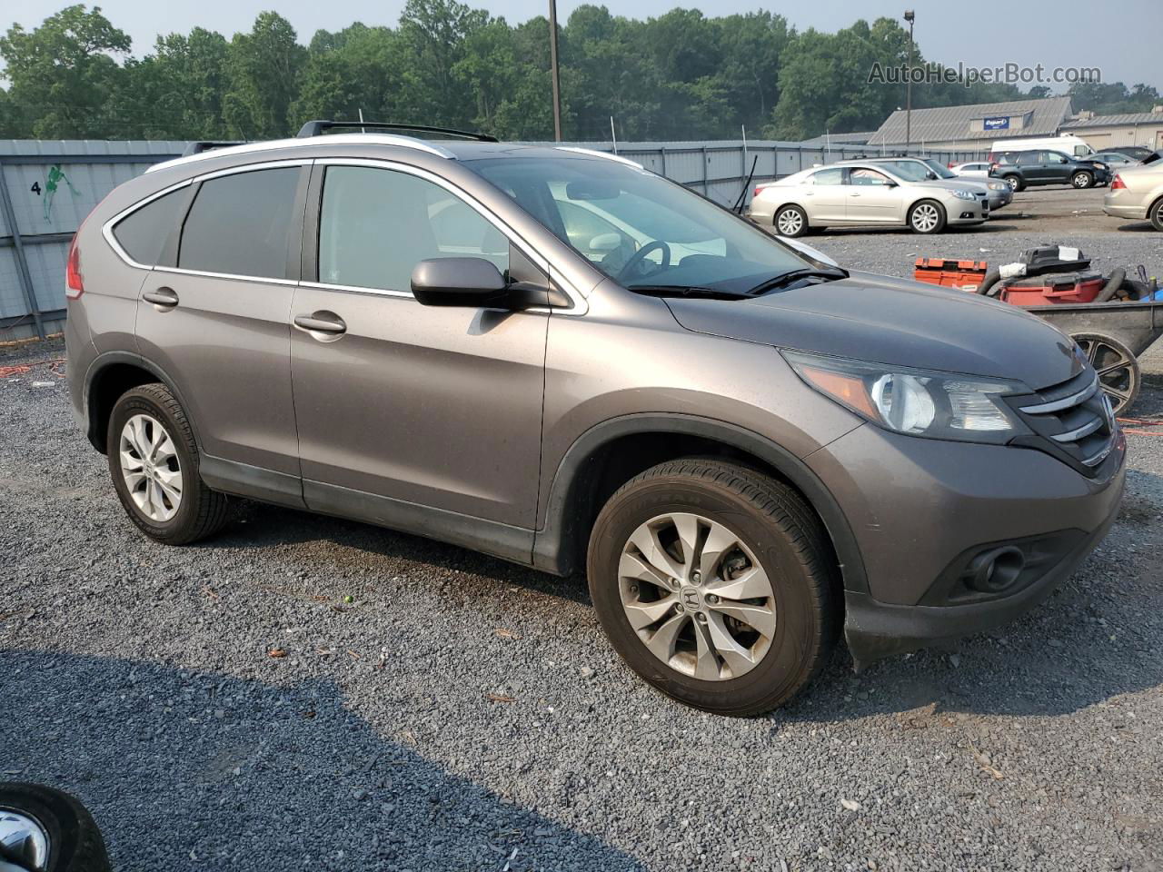 2012 Honda Cr-v Exl Серый vin: 5J6RM4H74CL083336