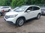 2013 Honda Cr-v Ex-l White vin: 5J6RM4H74DL027835