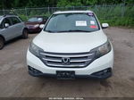 2013 Honda Cr-v Ex-l White vin: 5J6RM4H74DL027835