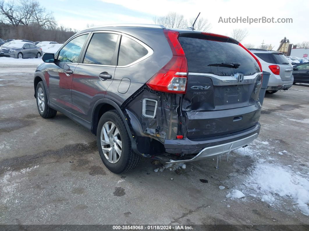 2015 Honda Cr-v Ex-l Серый vin: 5J6RM4H74FL070316