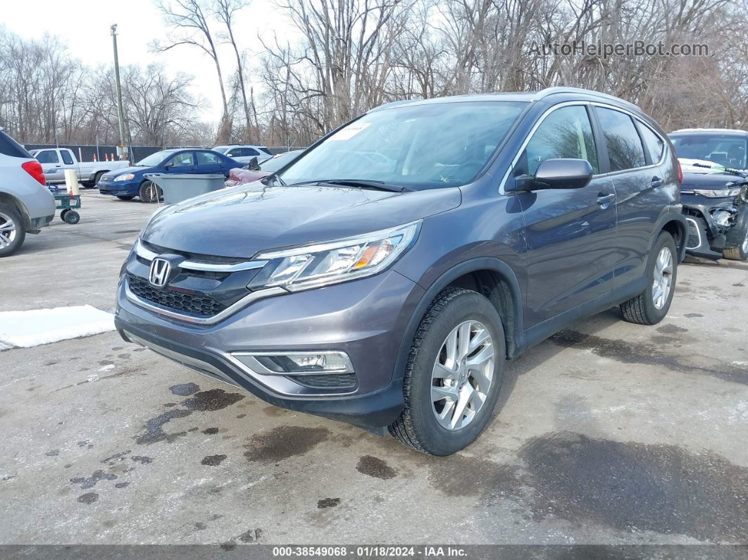 2015 Honda Cr-v Ex-l Серый vin: 5J6RM4H74FL070316