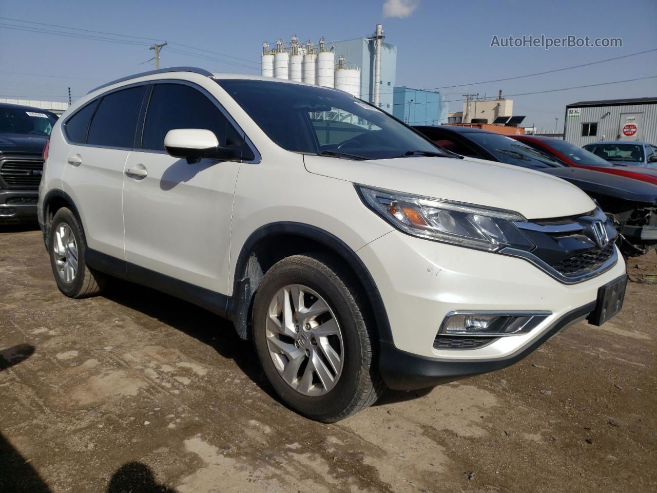 2016 Honda Cr-v Exl Белый vin: 5J6RM4H74GL008190