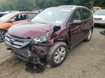 2012 Honda Cr-v Exl Maroon vin: 5J6RM4H75CL023906