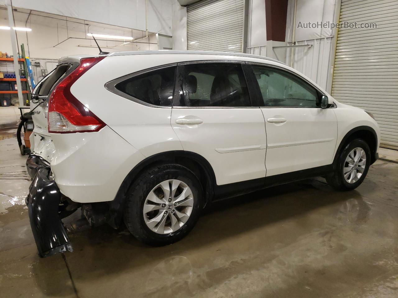 2012 Honda Cr-v Exl White vin: 5J6RM4H75CL025834