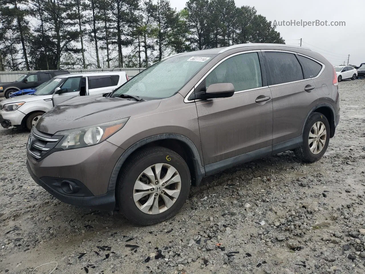 2012 Honda Cr-v Exl Brown vin: 5J6RM4H75CL030533